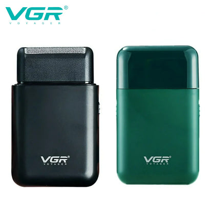 VGR V-390 Electric Shaver – Professional Beard Trimmer & Portable Mini Razor, USB Rechargeable 2-Blade Shaving for Men