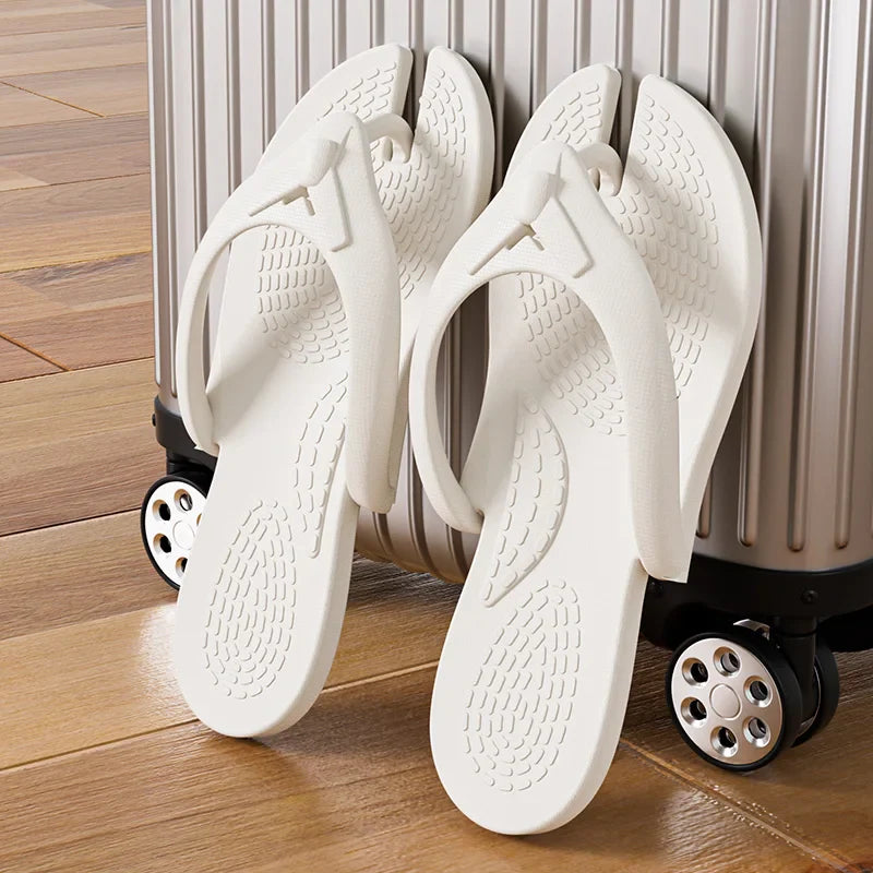 Lightweight Foldable Travel Slippers for Men & Women – Portable Disposable Shower Shoes for Business Trips & Travel Comfort