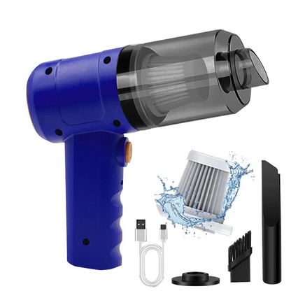 15000PA Handheld Cordless Vacuum – High-Power Compressed Air Dust Collector & Mini Car Cleaner