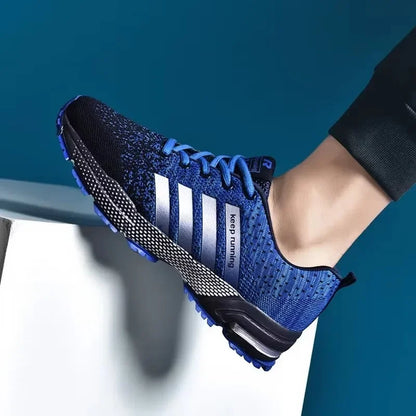 Men's Eye-Catching Street Board Shoes — Color-Match Breathable Anti-Slip Walking Sneakers