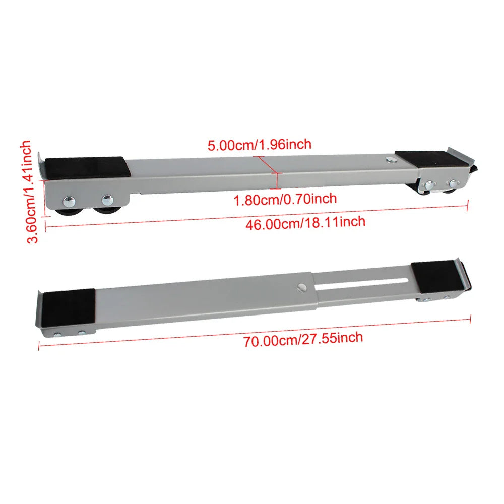Mobile Roller Bracket – Adjustable Multifunctional Base Stand for Refrigerator, Washing Machine & Dryer
