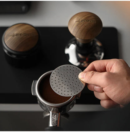MHW-3BOMBER Espresso Puck Screen – 51/53/58.5mm Reusable Stainless Steel Coffee Filter, 0.8/0.2mm Thickness Coffee Tool