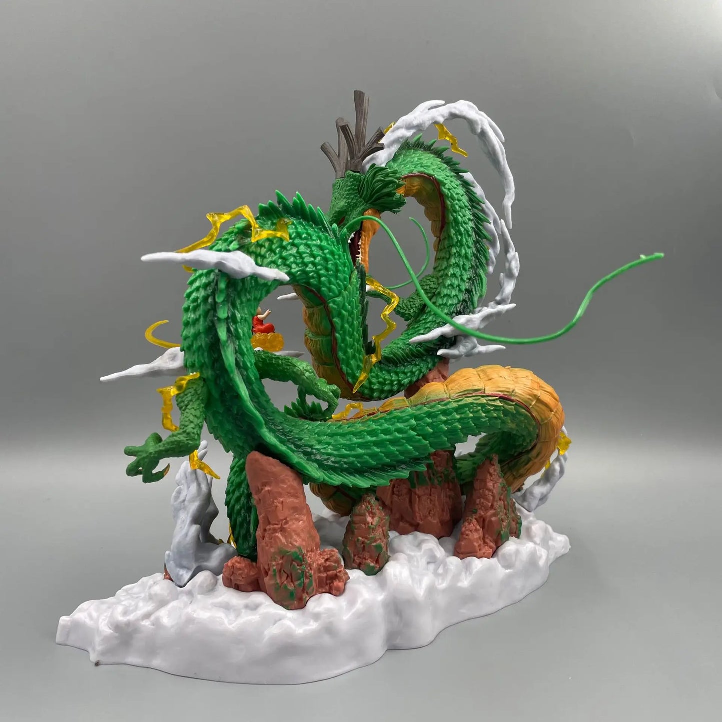 24cm Dragon Ball Anime Figure — Goku & Shenron PVC Statue for Collection & Room Decor