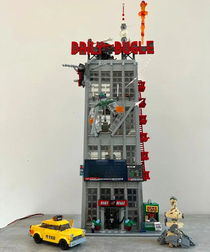 Newspaper Office Building Blocks Set — Anniversary Edition, Compatible with Lego, Perfect Christmas Gift 76178