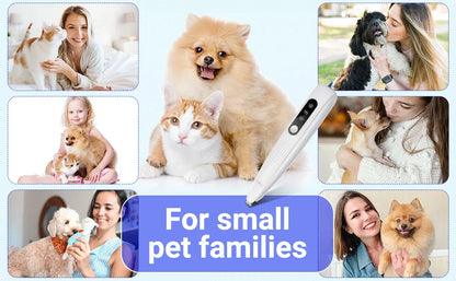 Portable LED Pet Nail Grinder – Rechargeable Cordless Paw Trimmer for Dogs, Cats & Small Pets