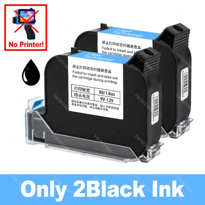 12.7mm Mini Handheld Inkjet Printer – Portable Coding Machine for Date, Batch, Logo & Plastic Label Printing (28 Languages Support)