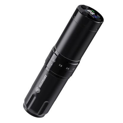 Dragonhawk Fold3 Tattoo Pen Machine - LED Digital Display Wireless 2200mAh Battery for Lining & Shading