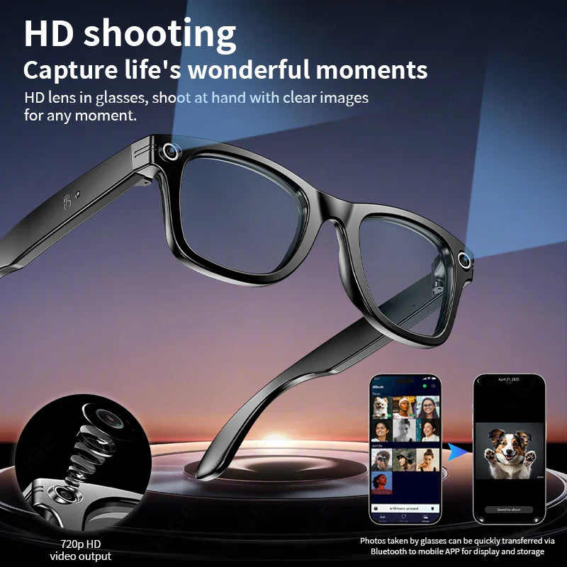2025 Xiaomi Smart Glasses — AI Interactive Translation & Photography Video Smart Sunglasses for iOS & Android