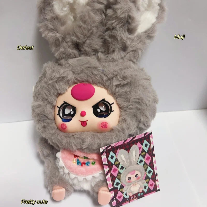 1:1 Replica Baby Three Lily Rabbit Vinyl Plush Blind Box – Cute Kawaii Doll, Bag Pendant & Christmas Gift Ornament