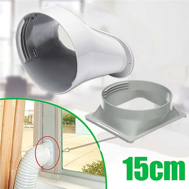 150mm Portable AC Exhaust Hose Connector – Replacement Duct Interface & Window Adapter for Air Conditioner Units