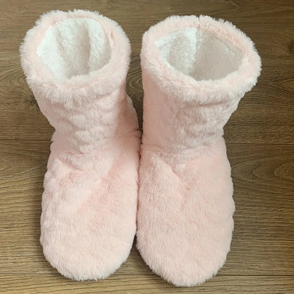Thick Thermal Winter Socks — Plus Velvet Anti-Slip Home Slipper Socks for Men & Women, Warm Christmas Footwear