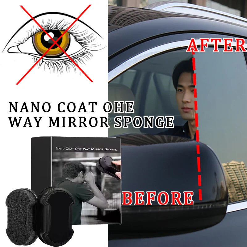 Anti-Peeping Glass Cleaning Sponge – Privacy & Light Isolation for Cars & Home