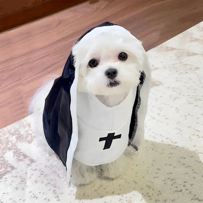 Funny Pet Costume for Cats & Small Dogs – Cross-Dressing COS Outfit for Photo Props & Dress-Up Fun