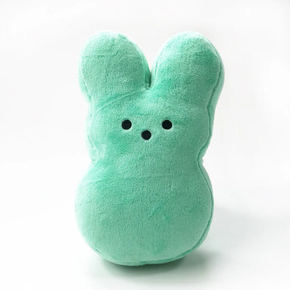 15cm Peep Bunny Plush Toy – Soft Stuffed Rabbit Doll with Star Carrot for Easter & Room Decor Gift
