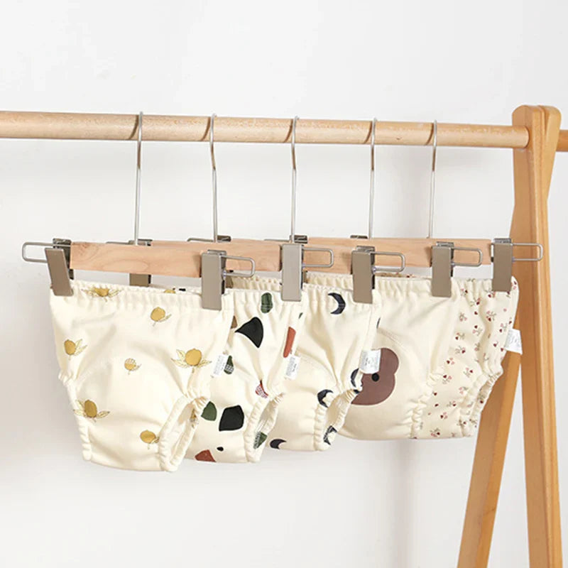 Baby Training Pants – Washable Cotton Diaper Underwear with Cute Patterns, Breathable Summer Learning Trousers