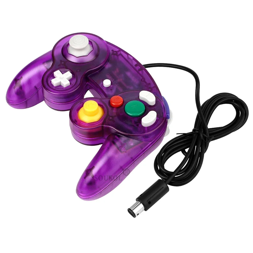 NGC Wired Handheld Joystick Controller – GameCube Gamepad Accessory for Nintendo