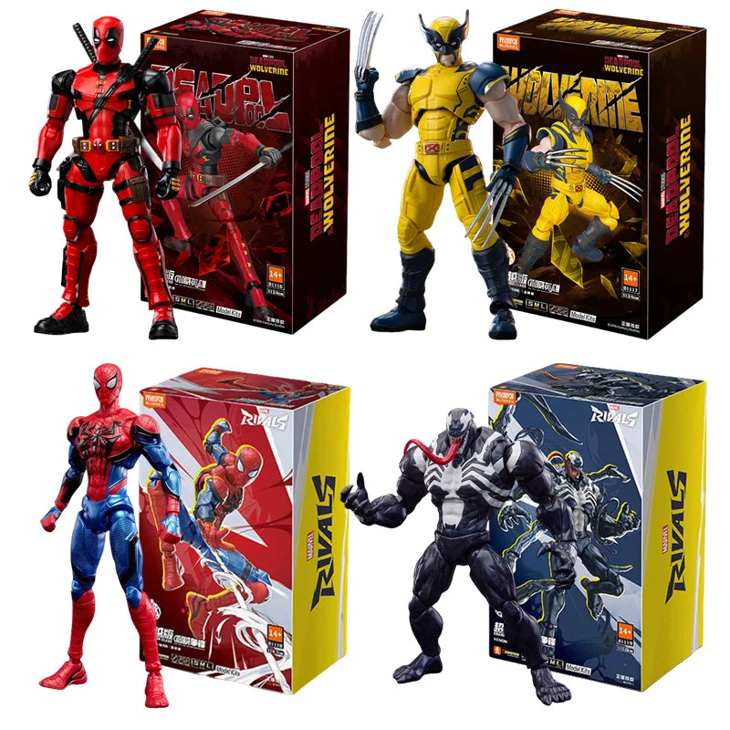 Blokees Deadpool 3 Wolverine Action Figures – Movie Version Deadpool & Friends Collectible Figures, Adult Gift