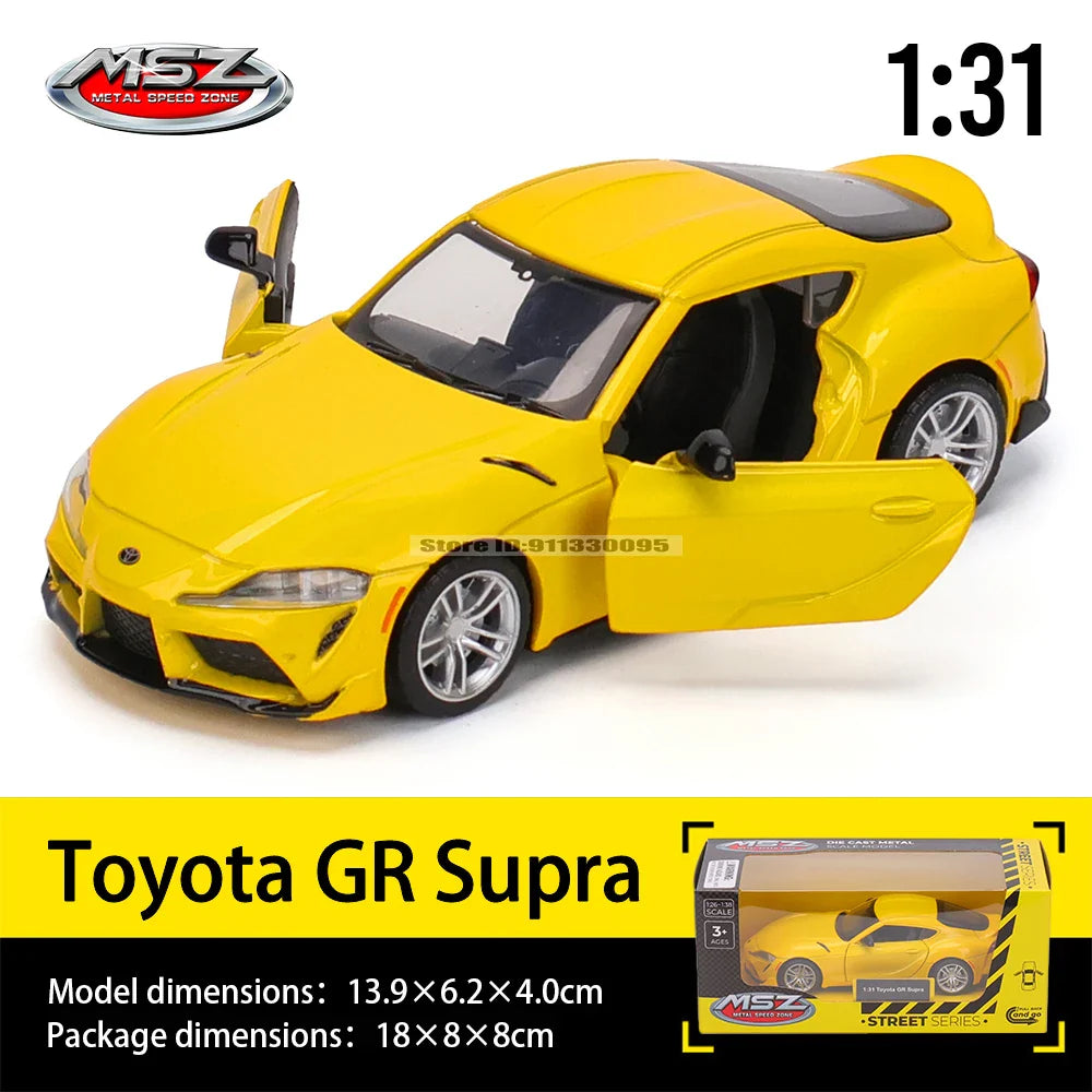 MSZ 1:32 Die-Cast Car Model — Porsche 911 GT3 RS, Audi, BMW & Nissan Alloy Toy Collectible, Decorative Gift for Kids & Adults