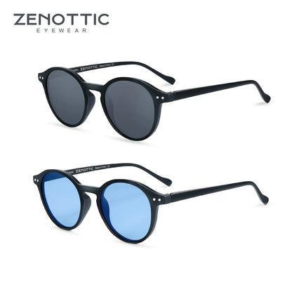 ZENOTTIC Retro Polarized Small Round Sunglasses – Vintage UV400 Shades for Men & Women 2023–2024