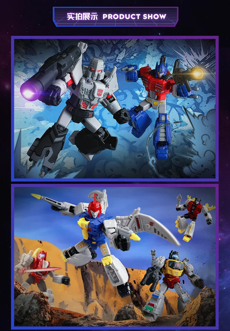 Original Blokees DIY Transformation Building Blocks – Optimus Prime, Megatron & Bumblebee Movable Figures Blind Box Kids Toy Collection