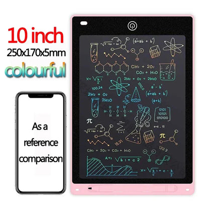 10/12 Inch LCD Writing Tablet - Drawing Board for Kids, Graffiti Sketchpad and Handwriting Blackboard, Magic Toy Gift