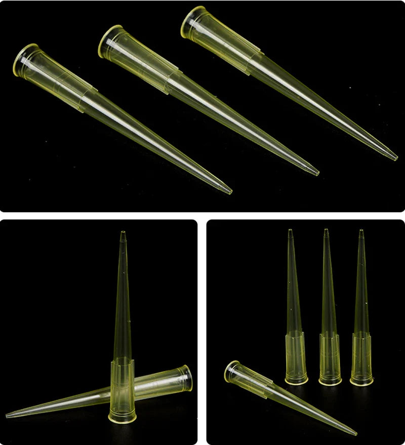 Laboratory Micropipette Tips — Disposable Plastic Pipette Tips 10µL, 200µL, 1000µL, 5mL, 10mL for Scientific Experiments