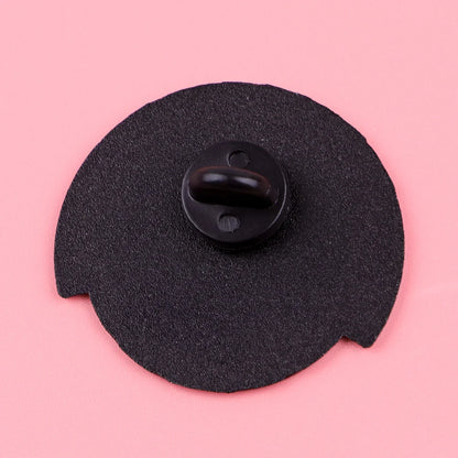 Funny Witch Enamel Pin — Halloween Lapel Brooch for Backpacks, Cosplay & Party Gifts