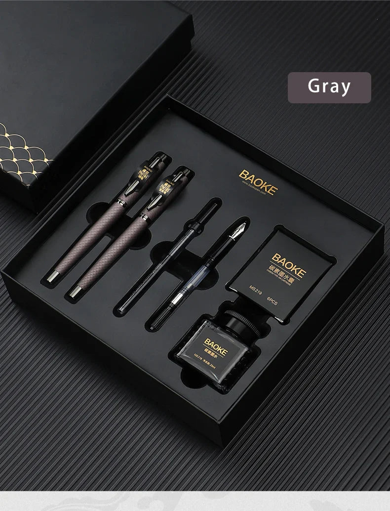BAOKE T18 Luxury Fountain Pen & Roller Pen Set – Exquisite Gift Set
