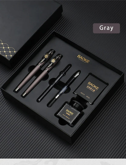 BAOKE T18 Luxury Fountain Pen & Roller Pen Set – Exquisite Gift Set