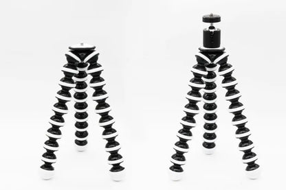 Octopus Flexible Tripod Stand for Smartphone & DSLR Camera – Foldable Desktop Tripod in 4 Sizes
