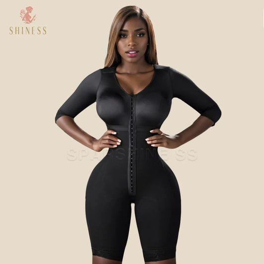 Colombian Stage 2 BBL Full Body Shaper – Post Surgery Shapewear Girdle Breathable Liposuction Faja Corset Bodysuit for Women