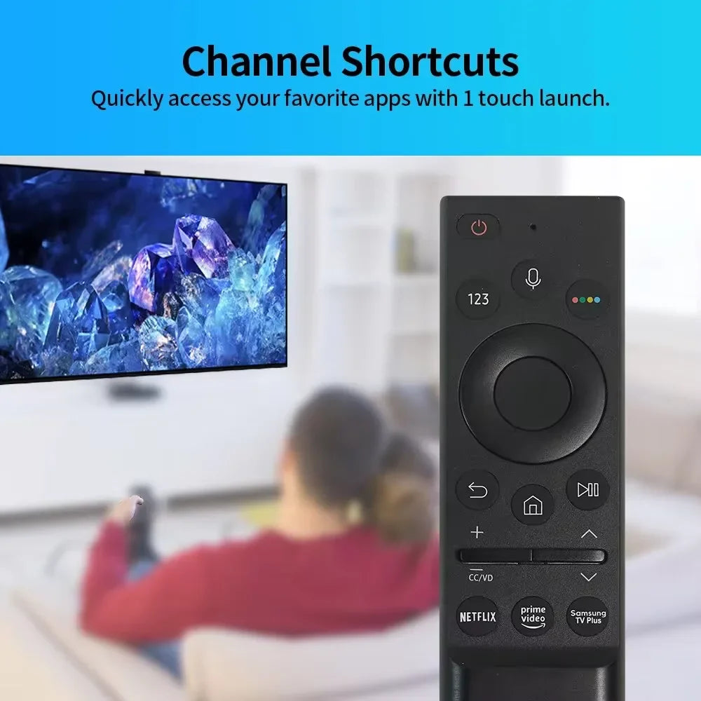 BN59-01363A Voice Remote for Samsung Smart TV NEO QLED/QLED, Compatible with QN43LS03AAFXZA, QN55LS03AAFXZA