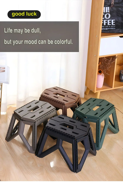 Portable Folding Outdoor Stool – High Load, Durable for Fishing, Beach & Camping