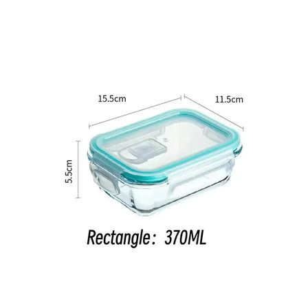Glass Food Storage Containers — Airtight Bento Boxes for Meal Prep, Microwave, Oven, Freezer & Dishwasher, BPA Free