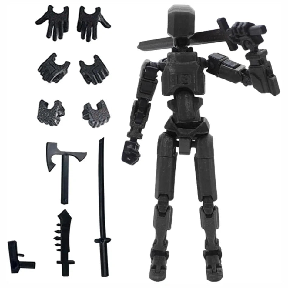 Titan 13 Action Figures – 3D Printed Multi-Jointed Movable Lucky 13 & Nova 13 Collectibles