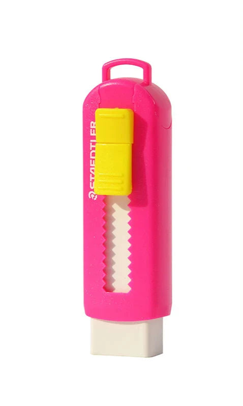 STAEDTLER 525 Telescopic Push Eraser — Professional Drawing Eraser for School & Office