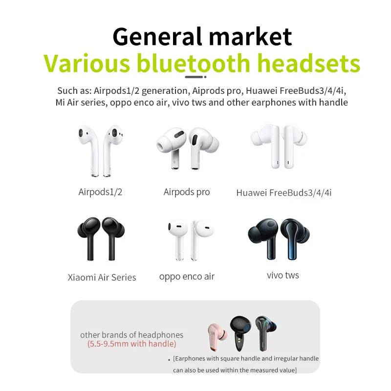 Magnetic Wireless Anti-Lost Silicone Earphone Cable Holder - Neck String for AirPods Pro, Airdots, Samsung Buds Plus