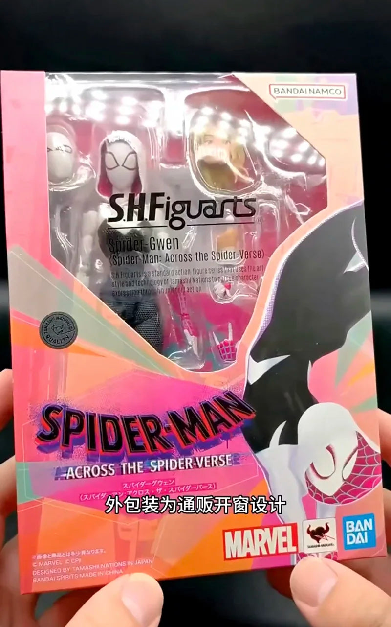SHF Figuarts Super Gwen Action Figure – Spider-Gwen Gwen Stacy Collectible Model Toy