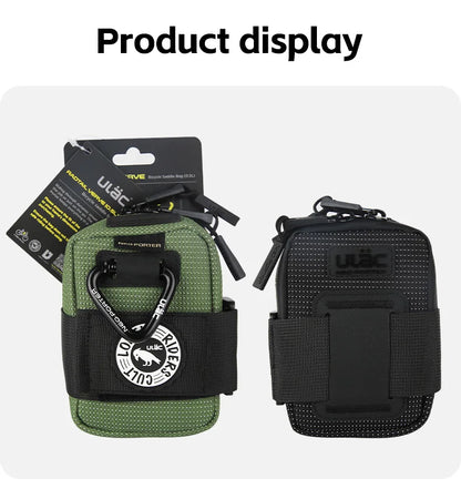 ULAC 0.5L Waterproof Bicycle Saddle Bag — Mini Shockproof MTB Seatpost Rear Pack Tail Pouch