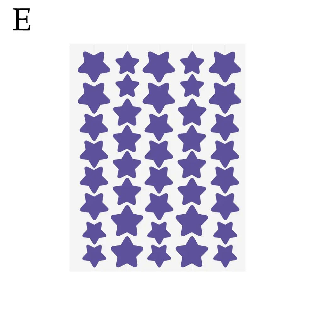 Colorful Star-Shaped PE Pimple Patches – Invisible Acne Spot Stickers for Skin Care and Makeup Concealer
