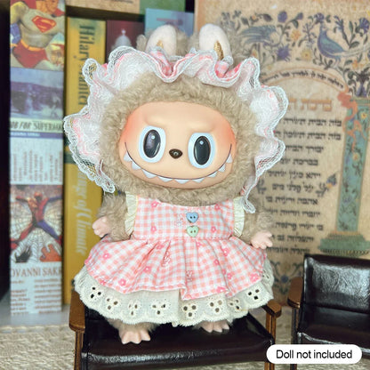 17cm Labubu V1/V2 Doll Clothes – Cosplay Outfits & Accessories | Kids Toy Gift with Various Styles