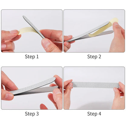 100/180 Nail File Replacement – Professional Manicure Tools, Replaceable Gel Polishing Files with 240 Sandpaper