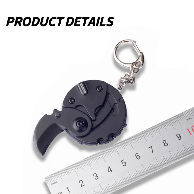 Mountaineering Buckle Keychain Clip: Anti-loss Multitool for Quick Release Backpacks - Perfect for Men and Women