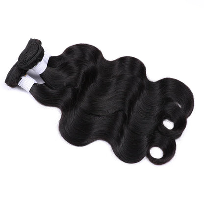 Body Wave Brazilian Human Hair Bundles – 1/3/4 Bundle Deals Natural & Jet Black Hair Extensions