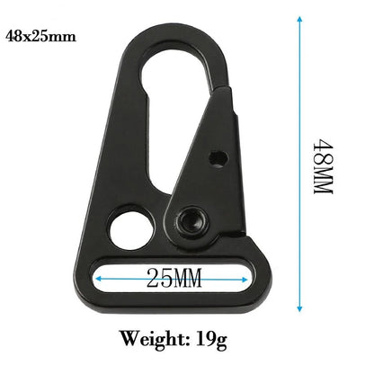Aluminum Eagle Hook Carabiner Buckle – 10 Sizes Outdoor Climbing Strap Clip Tool