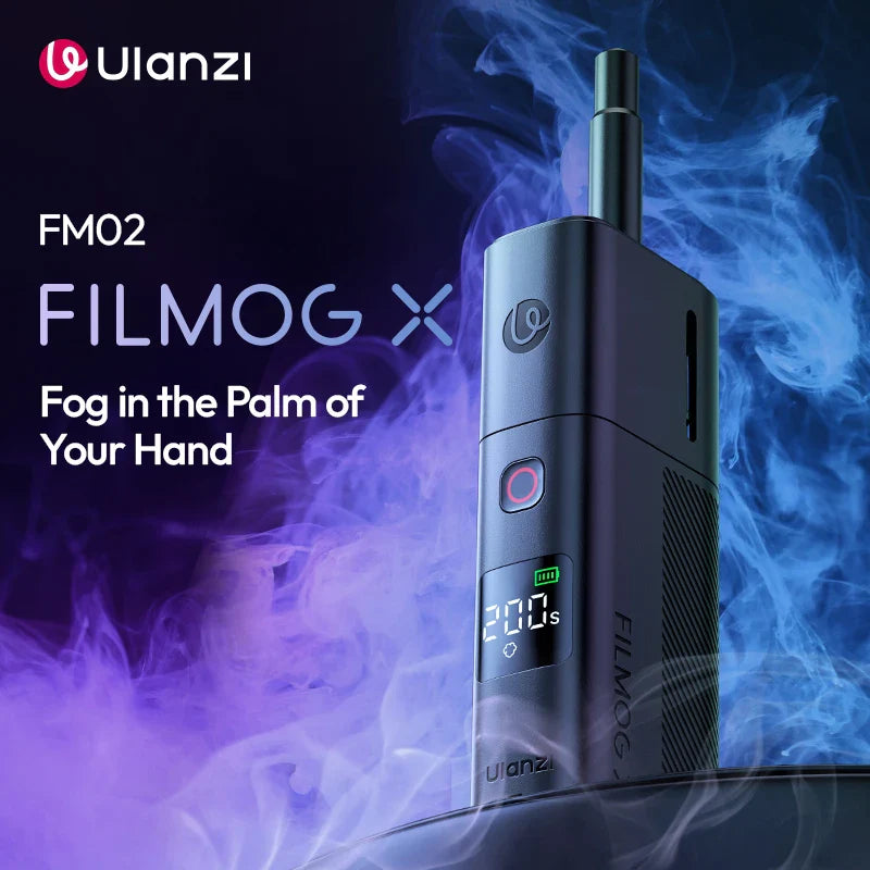 Ulanzi FM02 Electric Fog Machine FILMOG – 3 Modes Dense Mist for Photography, Food Shots, Dry Ice, Type-C Charging