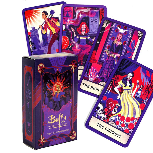 Buffy the Vampire Slayer Tarot Deck – 78 Illustrated Cards for Fortune Telling, Divination & Collectible Game Fans