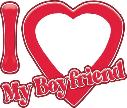 Couple Keychain Set – Custom “I Love My Boyfriend/Girlfriend” Keychains, Valentine’s Gift for Him & Her