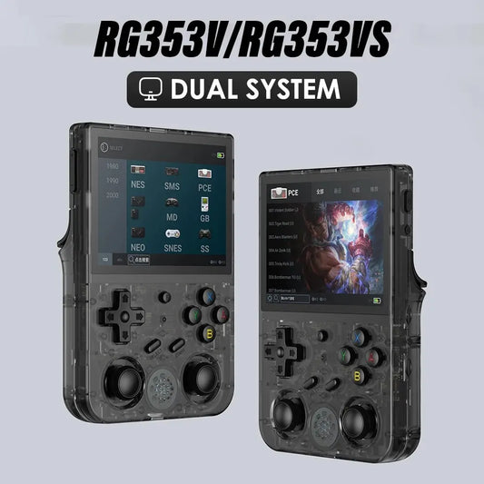 ANBERNIC RG353V RG353VS Handheld Game Console: 3.5'' IPS Screen, HDMI Output - Android Linux OS, Built-in Retro Emulator Player, Perfect Gifts for Gamers!