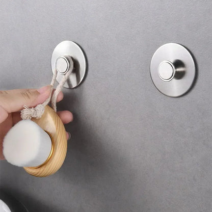 Portable Magnetic Soap Holder – 2.2×0.6 cm Stainless Steel Wall-Mounted for Kitchen & Bathroom